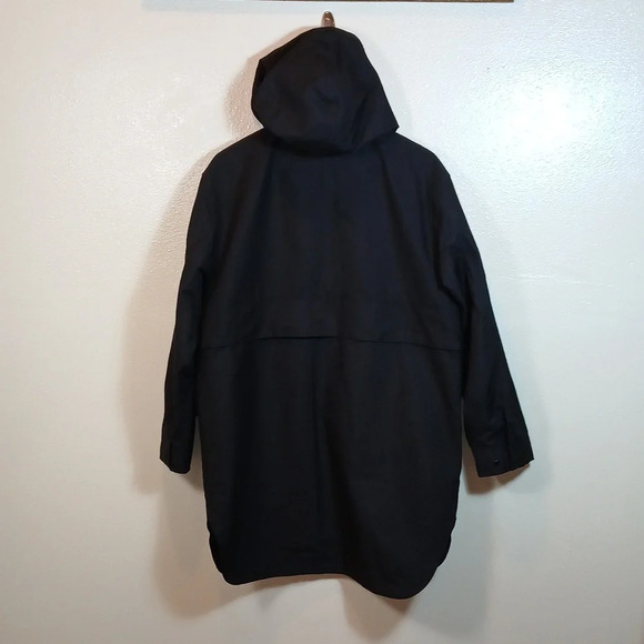 EVERLANE The ReNew Anorak  jacket in black size Medium - Picture 4 of 9